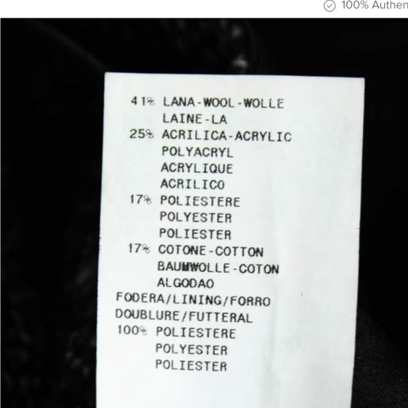 Armani Collezioni Black and Gray Textured Midi Skirt - Picture 12 of 15